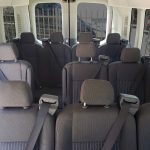 12 Passenger Ford Transit Medium Top Interior